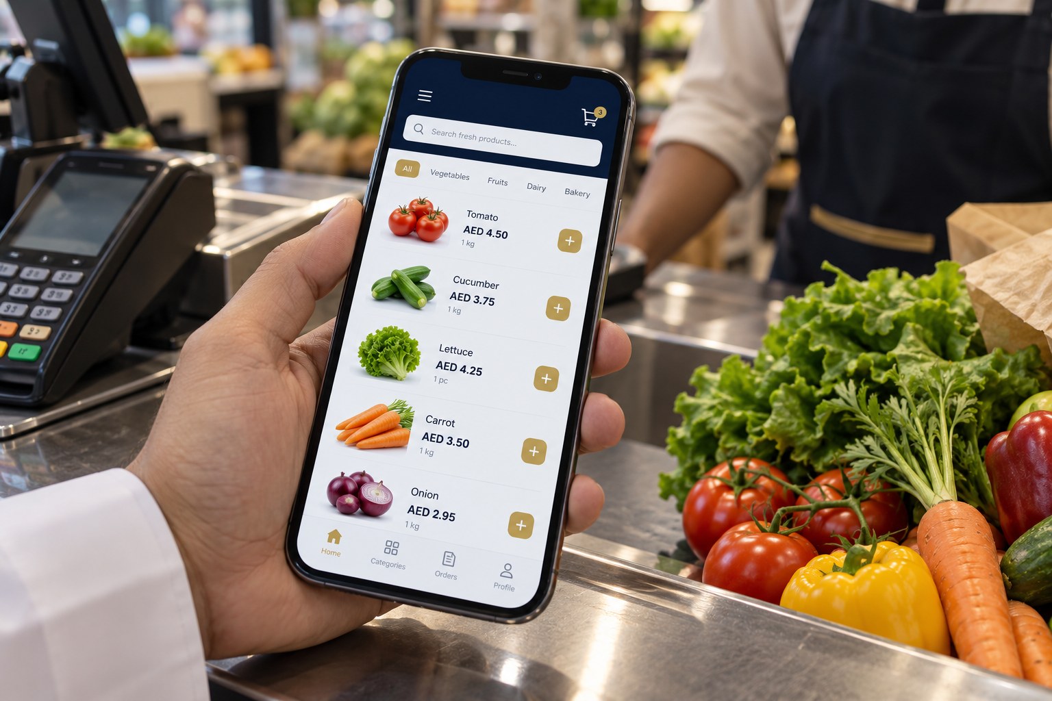 Retail & Grocery business concept
