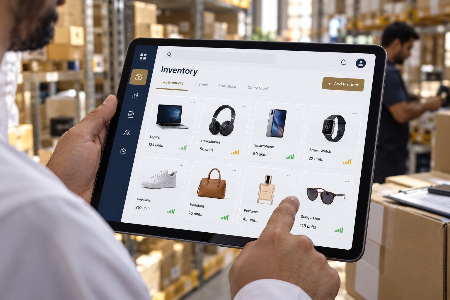 Trading & Distribution business concept