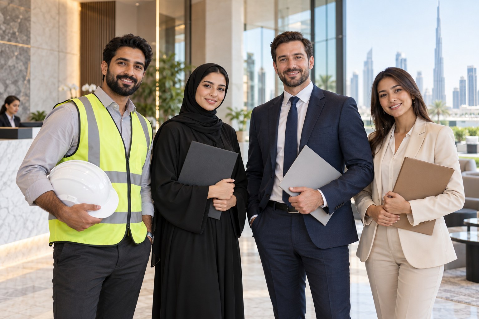 Working professionals in Dubai